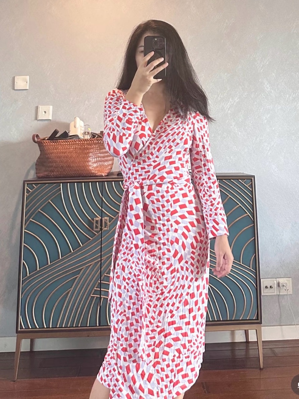NWT Diane von Furstenberg new julian  classic wrap dresS